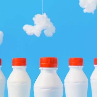 Milk bottles image