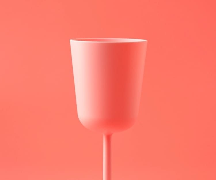 Pink cup image